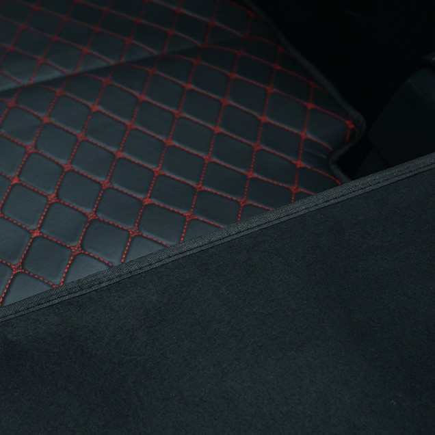 Custom Universal Diamond Car Bed - Non-Inflatable Black and Red Stitching Luxury Leather Diamond Car Bed Mattress Canada Custom Universal Diamond Car Bed - Non-Inflatable Black and Red Stitching Luxury Leather Diamond Car Bed Mattress Canada