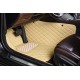 Custom Beige Luxury Leather Diamond Car Floor Mats Canada Custom Beige Luxury Leather Diamond Car Floor Mats Canada