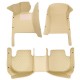 Custom Beige Luxury Leather Diamond Car Floor Mats Canada Custom Beige Luxury Leather Diamond Car Floor Mats Canada