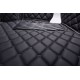 Custom Black and Black Stitching Luxury Leather Diamond Car Floor Mats Canada Custom Black and Black Stitching Luxury Leather Diamond Car Floor Mats Canada
