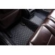 Custom Black and Blue Stitching Luxury Leather Diamond Car Floor Mats Canada Custom Black and Blue Stitching Luxury Leather Diamond Car Floor Mats Canada