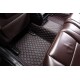 Custom Black and Red Stitching Luxury Leather Diamond Car Floor Mats Canada Custom Black and Red Stitching Luxury Leather Diamond Car Floor Mats Canada