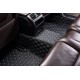 Custom Black and White Stitching Luxury Leather Diamond Car Floor Mats Canada Custom Black and White Stitching Luxury Leather Diamond Car Floor Mats Canada