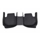 Custom Black and White Stitching Luxury Leather Diamond Car Floor Mats Canada Custom Black and White Stitching Luxury Leather Diamond Car Floor Mats Canada