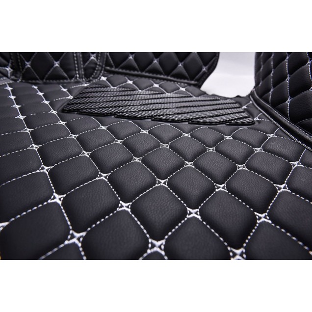 Custom Luxury Leather Diamond Stitching Car Floor Mats Canada Custom Luxury Leather Diamond Stitching Car Floor Mats Canada