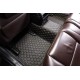 Custom Black and Yellow Stitching Luxury Leather Diamond Car Floor Mats Canada Custom Black and Yellow Stitching Luxury Leather Diamond Car Floor Mats Canada