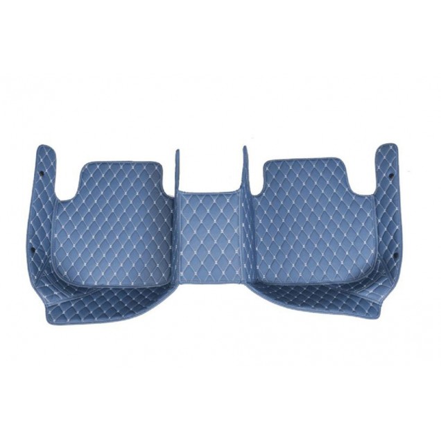 Custom Blue Luxury Leather Diamond Car Floor Mats Canada Custom Blue Luxury Leather Diamond Car Floor Mats Canada