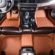 Custom Brown Luxury Leather Diamond Car Floor Mats Canada Custom Brown Luxury Leather Diamond Car Floor Mats Canada