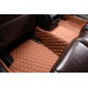 Custom Brown Luxury Leather Diamond Car Floor Mats Canada Custom Brown Luxury Leather Diamond Car Floor Mats Canada