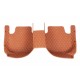 Custom Brown Luxury Leather Diamond Car Floor Mats Canada Custom Brown Luxury Leather Diamond Car Floor Mats Canada