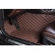 Custom Dark Brown Luxury Leather Diamond Car Floor Mats Canada Custom Dark Brown Luxury Leather Diamond Car Floor Mats Canada