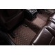 Custom Dark Brown Luxury Leather Diamond Car Floor Mats Canada Custom Dark Brown Luxury Leather Diamond Car Floor Mats Canada