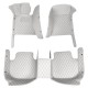 Custom Grey Luxury Leather Diamond Car Floor Mats Canada Custom Grey Luxury Leather Diamond Car Floor Mats Canada