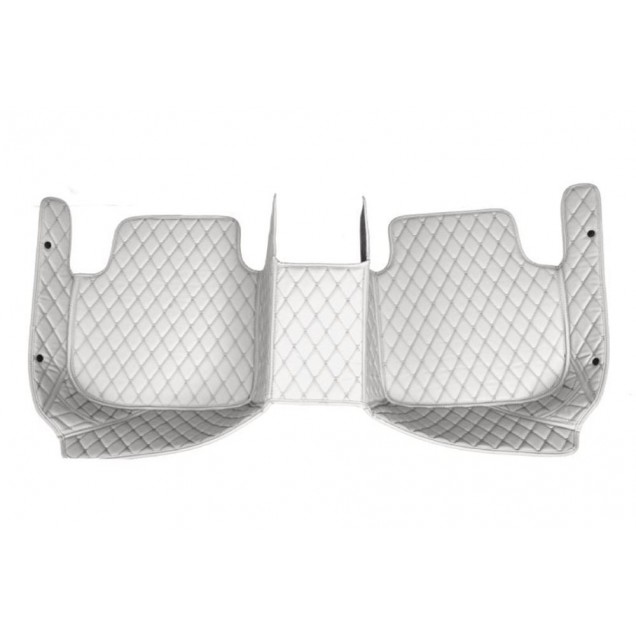Custom Grey Luxury Leather Diamond Car Floor Mats Canada Custom Grey Luxury Leather Diamond Car Floor Mats Canada