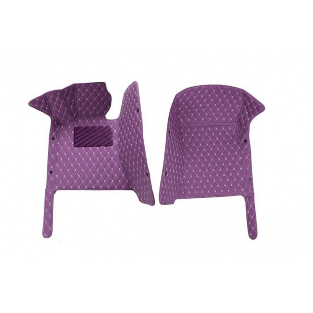 Custom Purple Luxury Leather Diamond Car Floor Mats Canada Custom Purple Luxury Leather Diamond Car Floor Mats Canada