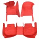 Custom Red Luxury Leather Diamond Car Floor Mats Canada Custom Red Luxury Leather Diamond Car Floor Mats Canada