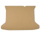 Custom Beige Luxury Leather Diamond Trunk Base Mats Canada Custom Beige Luxury Leather Diamond Trunk Base Mats Canada