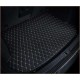 Custom Black and Beige Stitching Luxury Leather Diamond Trunk Base Mats Canada Custom Black and Beige Stitching Luxury Leather Diamond Trunk Base Mats Canada