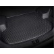 Custom Black and Black Stitching Luxury Leather Diamond Trunk Base Mats Canada Custom Black and Black Stitching Luxury Leather Diamond Trunk Base Mats Canada