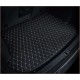 Custom Black and White Stitching Luxury Leather Diamond Trunk Base Mats Canada Custom Black and White Stitching Luxury Leather Diamond Trunk Base Mats Canada