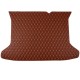 Custom Brown Luxury Leather Diamond Trunk Base Mats Canada Custom Brown Luxury Leather Diamond Trunk Base Mats Canada