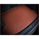 Custom Brown Luxury Leather Diamond Trunk Base Mats Canada Custom Brown Luxury Leather Diamond Trunk Base Mats Canada