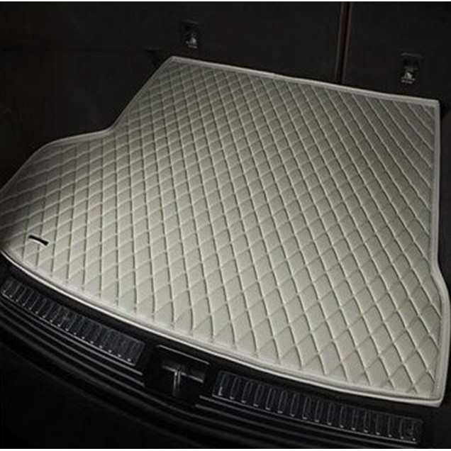 Custom Grey Luxury Leather Diamond Trunk Base Mats Canada Custom Grey Luxury Leather Diamond Trunk Base Mats Canada