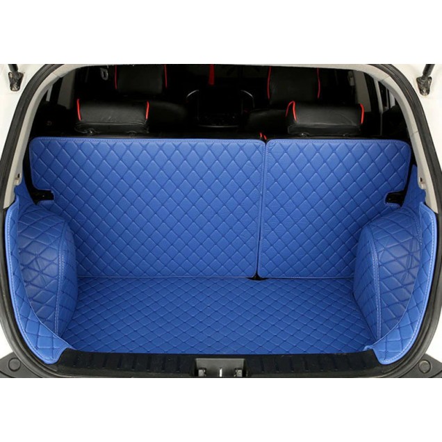 Custom Blue Full Cover Luxury Leather Diamond Trunk Car Floor Mats Canada Custom Blue Full Cover Luxury Leather Diamond Trunk Car Floor Mats Canada