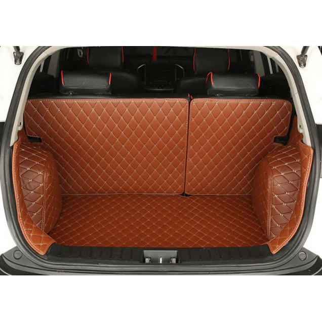 Custom Brown Full Cover Luxury Leather Diamond Trunk Car Floor Mats Canada Custom Brown Full Cover Luxury Leather Diamond Trunk Car Floor Mats Canada