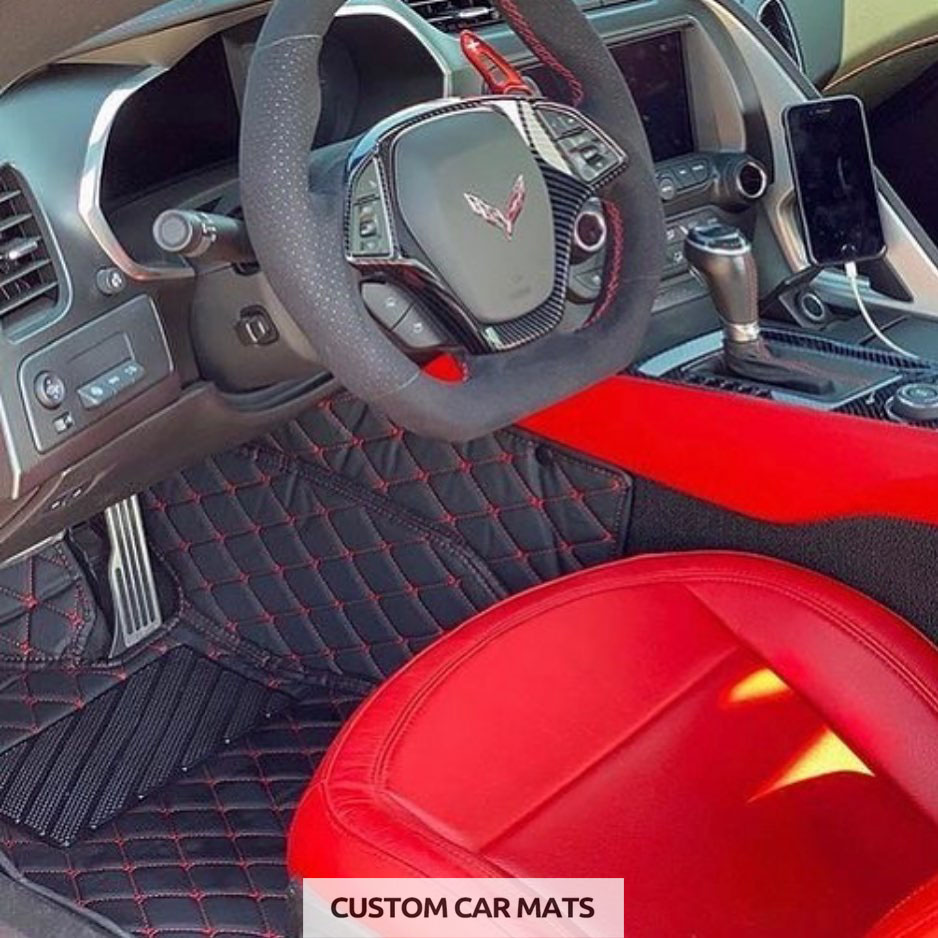Very nice leather car mats, came custom made for my car and they fit very good. My car looks much better now. Just tested them with snow on shoes and they are waterproof