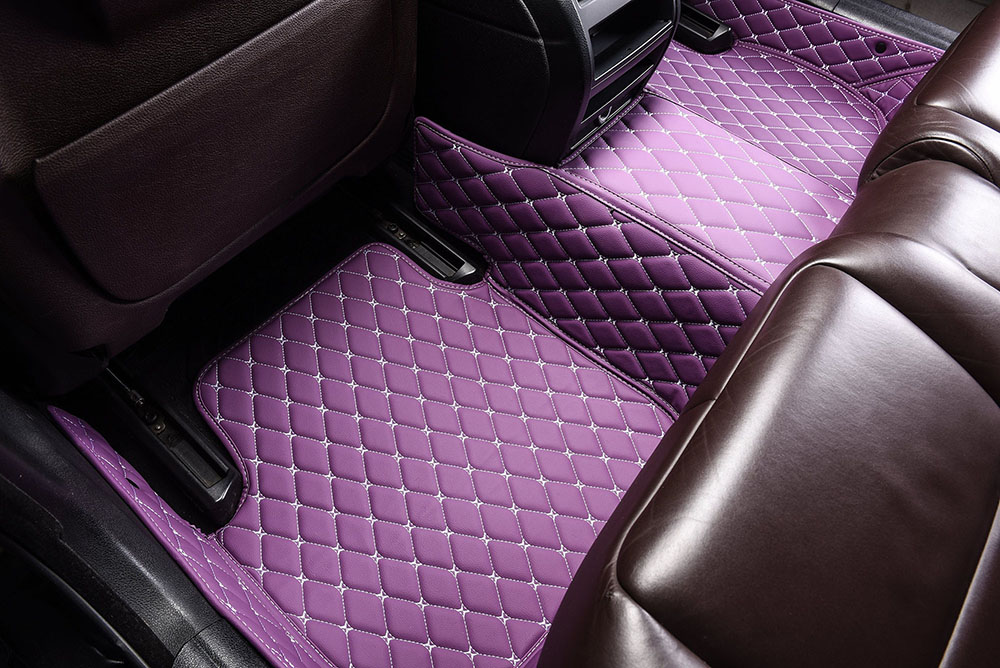 Custom Purple Custom Diamonds Car Mats Canada